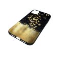 iPhone 11  Fleksibelt Plastik Cover - Guld Sommerfugle Online Sale