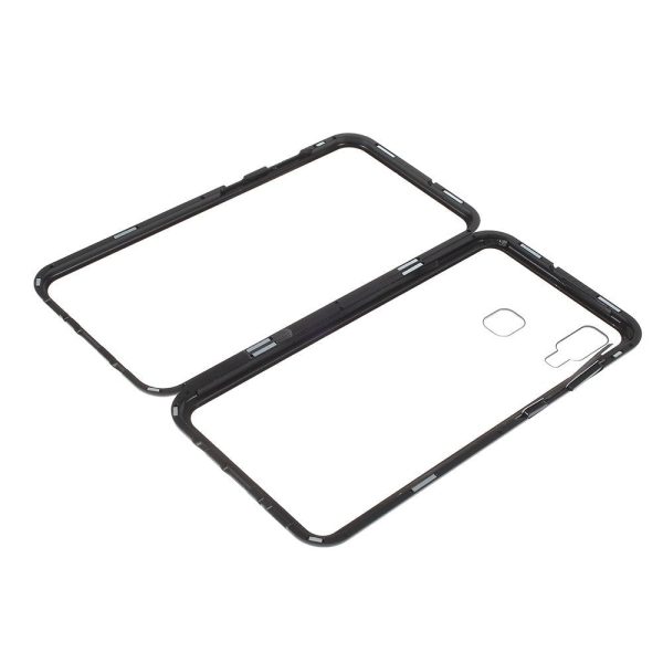 Samsung Galaxy A30 Magnetisk Cover m. Glasbagside - Sort For Cheap