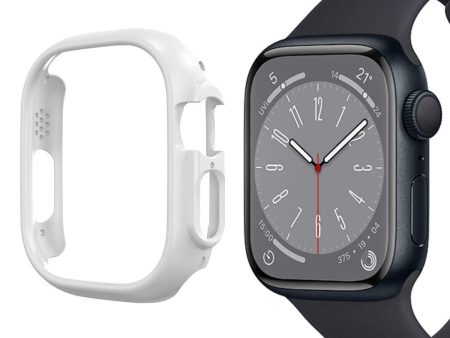 Apple Watch 9 8 7 (45mm) Hård Plast Cover - Hvid Online now