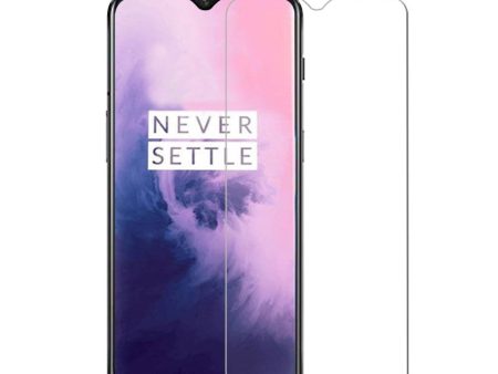 OnePlus 7 Skærmbeskyttelse - Case Friendly - Gennemsigtig Online now