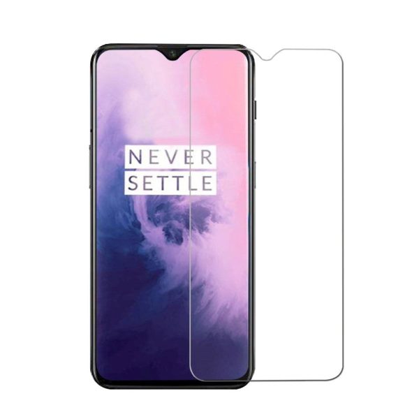 OnePlus 7 Skærmbeskyttelse - Case Friendly - Gennemsigtig Online now