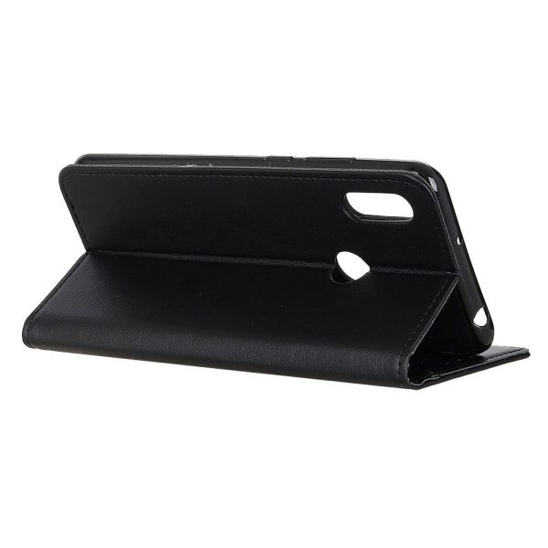 Motorola Moto E6 Plus Læder Cover m. Pung - Sort Fashion