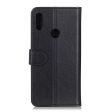 Motorola Moto E6 Plus Læder Cover m. Pung - Sort Fashion