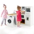 2-Pieces Wooden Kids Kitchen Playset with Light and Sound Online Hot Sale