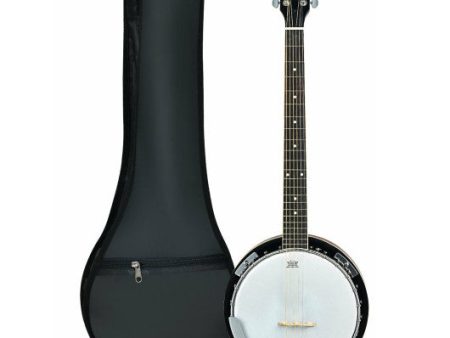 39 Inch Sonart Full Size 6 string 24 Bracket Professional Banjo Instrument with Open Back Online now