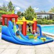 Inflatable Bouncer Bounce House with Water Slide Splash Pool without Blower Online