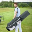 14 Dividers Golf Cart Bag with 7 Zippered Pocket For Discount