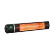 1500W Outdoor Electric Patio Heater with Remote Control-Black Online