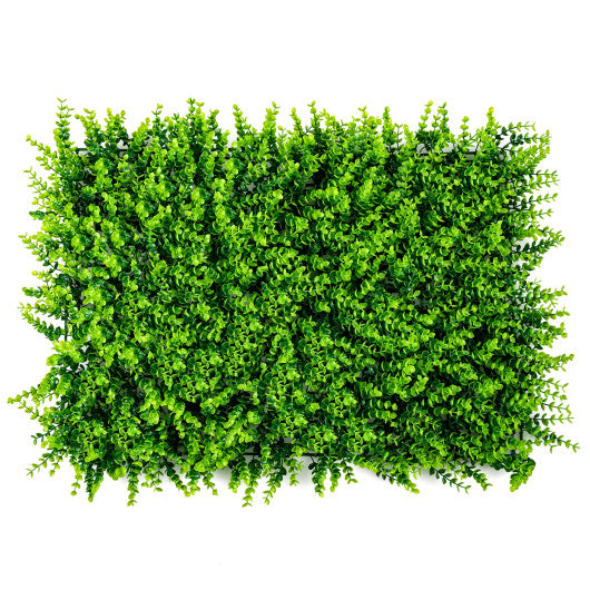 12 Pieces 16 x 24 Inch Artificial Eucalyptus Hedge Plant Privacy Fence Panels Online now