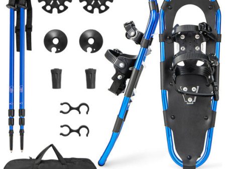 21 25 30 Inch Lightweight Terrain Snowshoes with Flexible Pivot System-25 inches Online Hot Sale