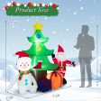 7.2 Feet Inflatable Lighted Christmas Decoration Tree with Santa Claus Online Sale