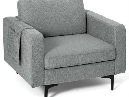 1 2 3 4-Seat Convertible Sectional Sofa with Reversible Ottoman-1-Seat Online now