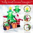 7.2 Feet Inflatable Lighted Christmas Decoration Tree with Santa Claus Online Sale