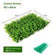 12 Pieces 16 x 24 Inch Artificial Eucalyptus Hedge Plant Privacy Fence Panels Online now