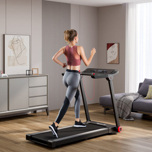 3.75HP Folding Treadmill with APP and 12 Preset Programs Online