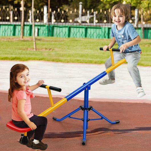 360°Rotation Kids Seesaw Swivel Teeter Totter Playground Equipment Fashion