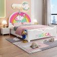 Children Twin Size Upholstered  Platform Single Bed For Cheap