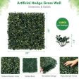 12 Pieces Artificial Peanut Leaf Hedges Panels Sale