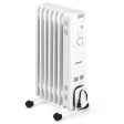 1500W Electric Space Heater with 3 Heat Settings and Safe Protection on Sale