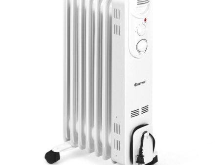 1500W Electric Space Heater with 3 Heat Settings and Safe Protection on Sale