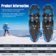 21 25 30 Inch Lightweight Terrain Snowshoes with Flexible Pivot System-30 inches Cheap