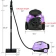 2000W Heavy Duty Multi-purpose Steam Cleaner Mop with Detachable Handheld Unit-Purple For Cheap