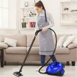 2000W Heavy Duty Multi-purpose Steam Cleaner Mop with Detachable Handheld Unit-Blue Discount