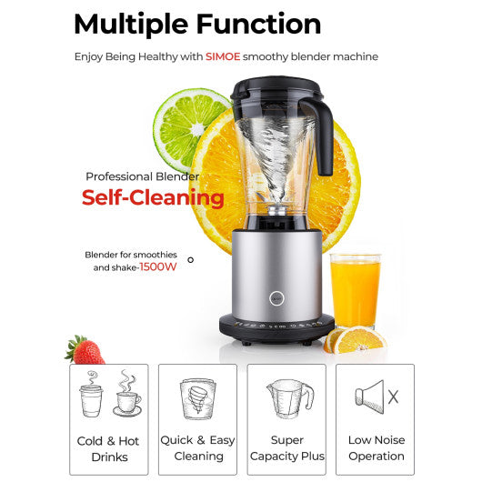 1500W Smoothie Maker High Power Blender with 10 Speeds Fashion