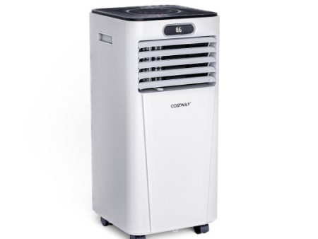 10000 BTU 4-in-1 Portable Air Conditioner with Dehumidifier and Fan Mode-White Discount