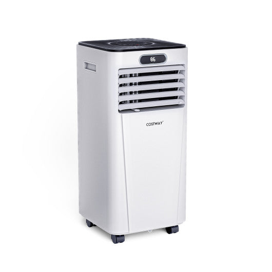 10000 BTU 4-in-1 Portable Air Conditioner with Dehumidifier and Fan Mode-White Discount