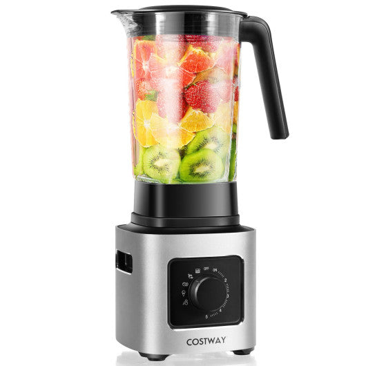 1500W 5-Speed Countertop Smoothie Blender with 5 Presets and 68oz Tritan Jar-Silver Discount