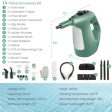 1400W Handheld Steam Cleaner with 14-Piece Accessory Kit and Child Lock-Green For Cheap