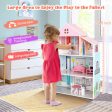 3-Tier Toddler Doll House with Furniture Gift for Age over 3 For Discount