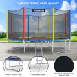 14 Feet Trampoline with Safety Enclosure Net and Ladder Outdoor for Kids Adults on Sale