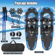 21 25 30 Inch Lightweight Terrain Snowshoes with Flexible Pivot System-25 inches Online Hot Sale