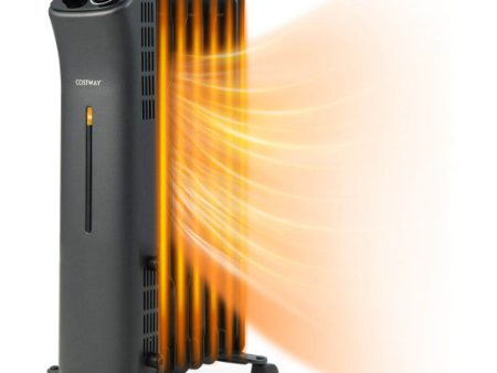 1500W Oil Filled Space Heater with 3-Level Heat Hot on Sale