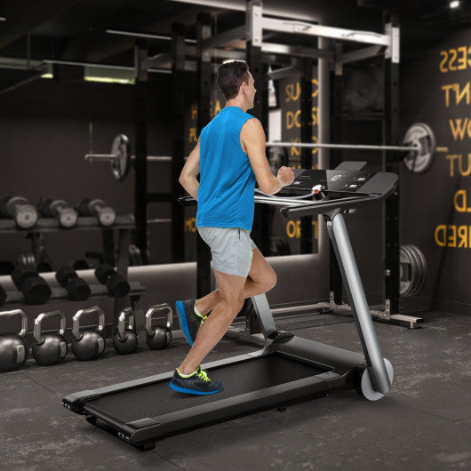 Italian Designed Folding Treadmill with Heart Rate Belt and Fatigue Button Online Sale