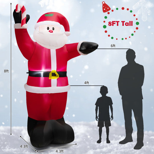 8 Feet Inflatable Santa Claus Decoration on Sale