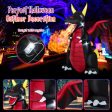 8 Feet Halloween Inflatable Fire Dragon  Decoration with LED Lights Sale