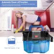 18V Wet Dry Vacuum 2.7 Gal 4 Peak HP Cordless Shop Vac 2.0 AH Battery-Blue Hot on Sale