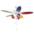 52 Inch Kids Ceiling Fan with Pull Chain Control Sale