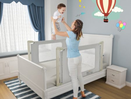 Bed Rail Guard for Toddlers Kid with Adjustable Height and Safety Lock-59 inch For Sale