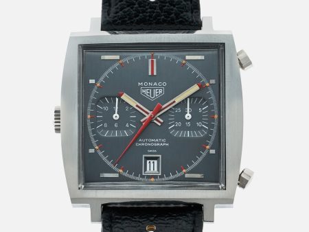 1970s Heuer Monaco Ref. 1133G With Grey Dial For Sale