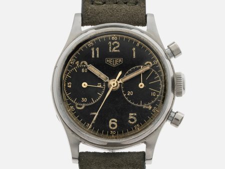 1940s Heuer  Big Eyes  Chronograph Ref. 406 For Cheap